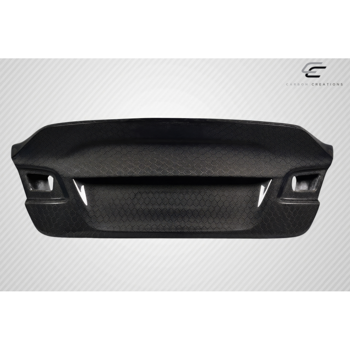 Modify your BMW 3-Series 2007 with our Exterior/Trunks - Front view of carbon fiber trunk part