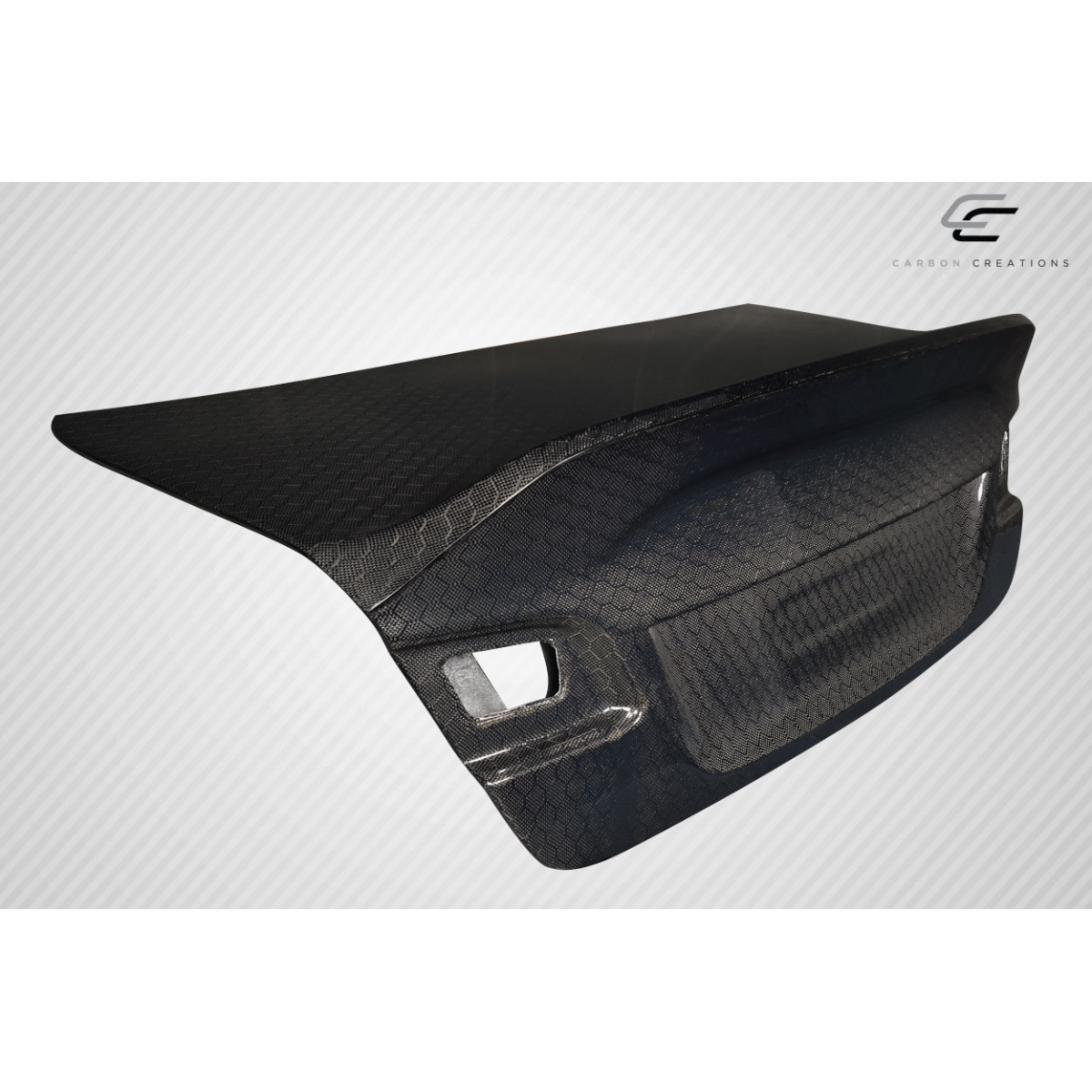 Modify your BMW 3-Series 2007 with our Exterior/Trunks - Part is viewed from a top angle showing its design