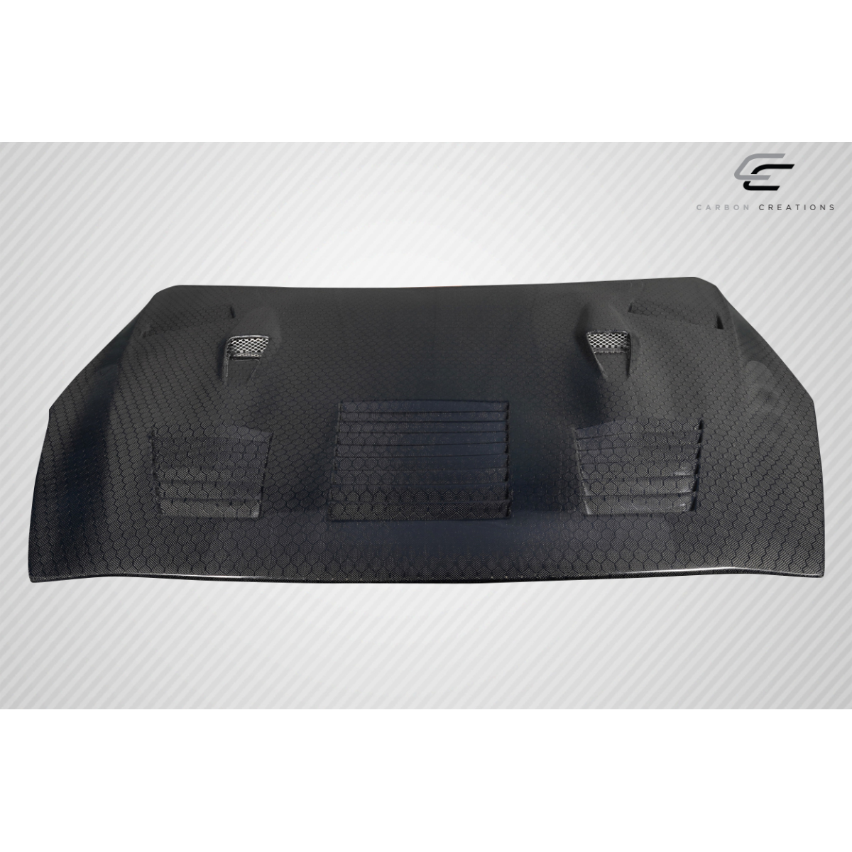 Modify your Nissan GT-R 2009 with our Exterior/Hoods - The part is viewed at a top angle