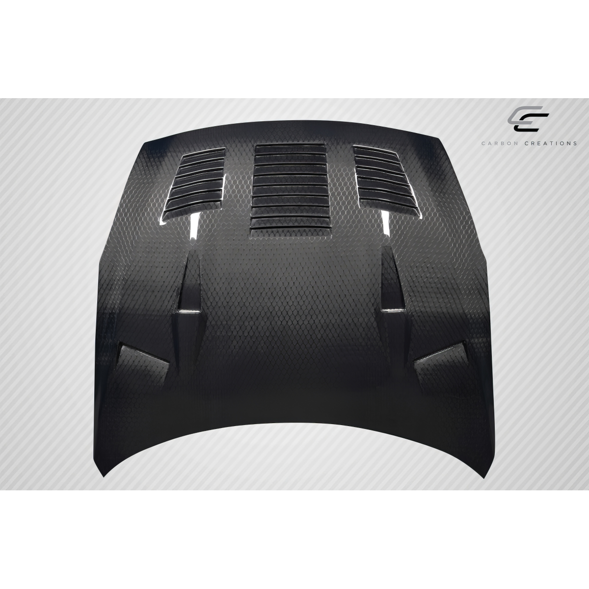 Modify your Nissan GT-R 2009 with our Exterior/Hoods - Top down view of carbon fiber hood