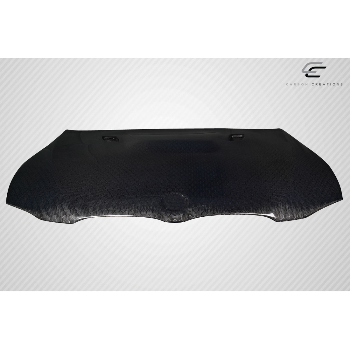 Modify your BMW 3-Series 2007 with our Exterior/Hoods - Top down angle of carbon fiber hood part