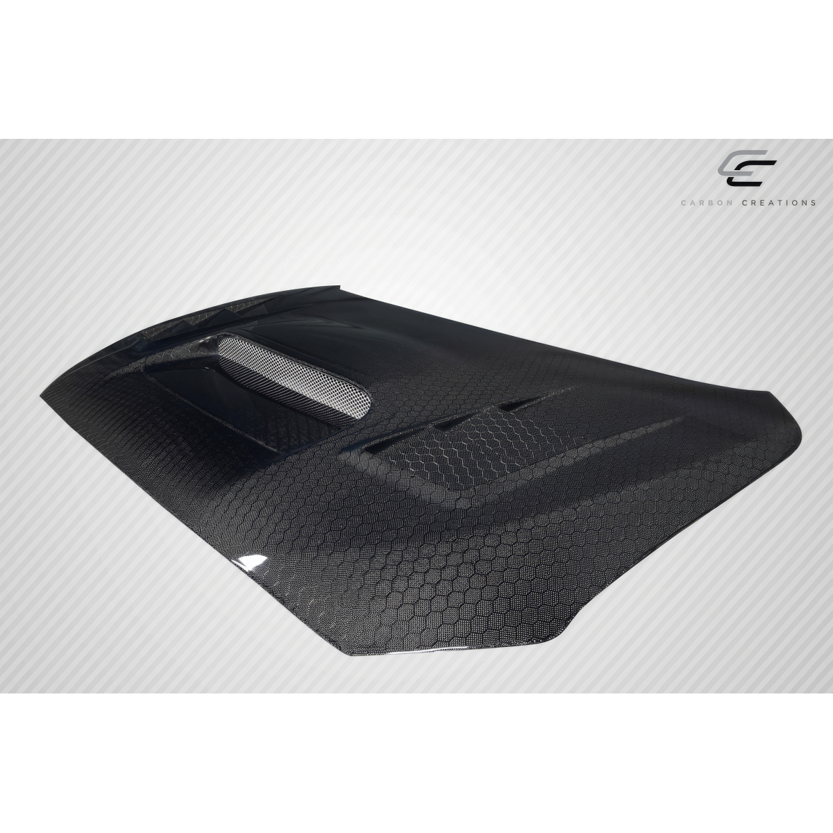 Modify your Subaru WRX 2015 with our Exterior/Hoods - The part is viewed from an angled top perspective