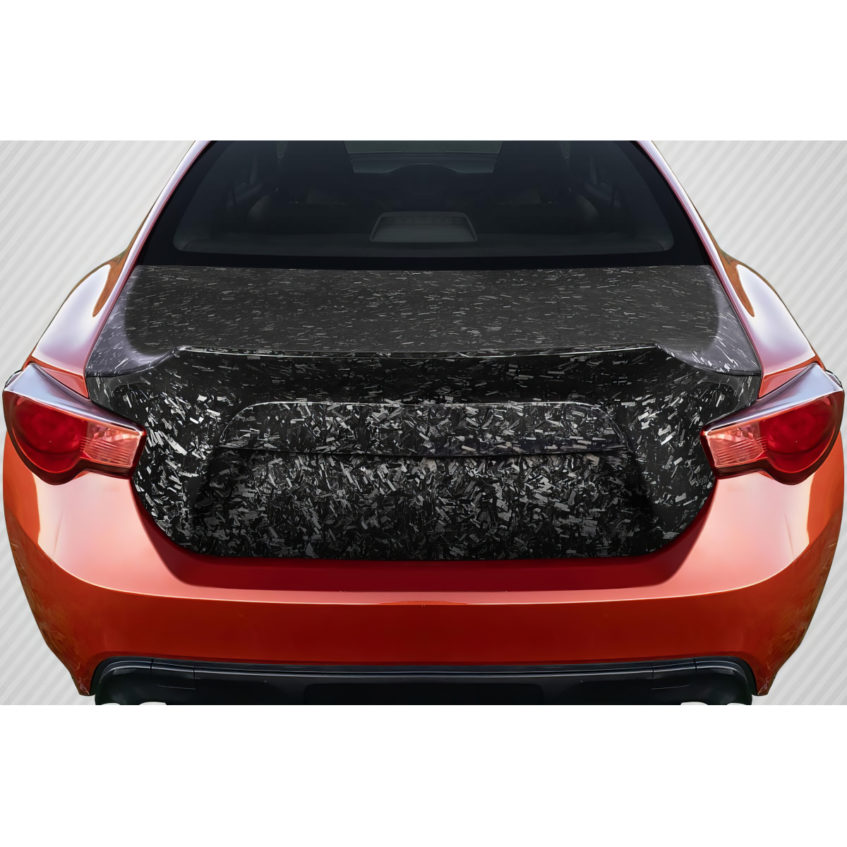 Modify your Subaru BRZ 2013 with our Exterior/Trunks - Rear view angle of the Subaru BRZ trunk part