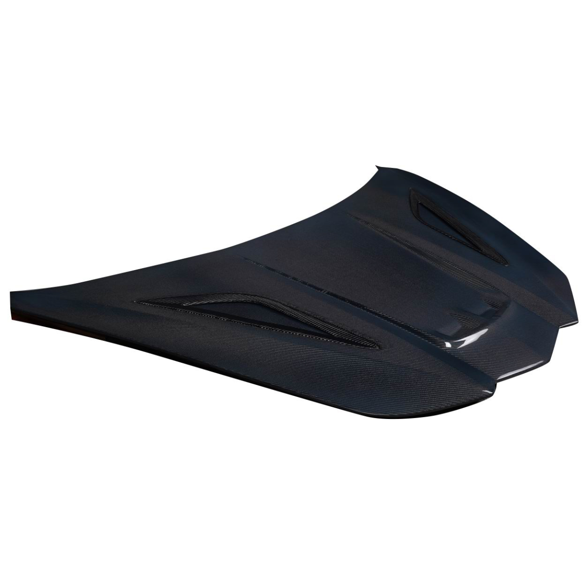 Modify your Chevrolet Corvette 2020 with our Exterior/Hoods - Part shown at a top angled view