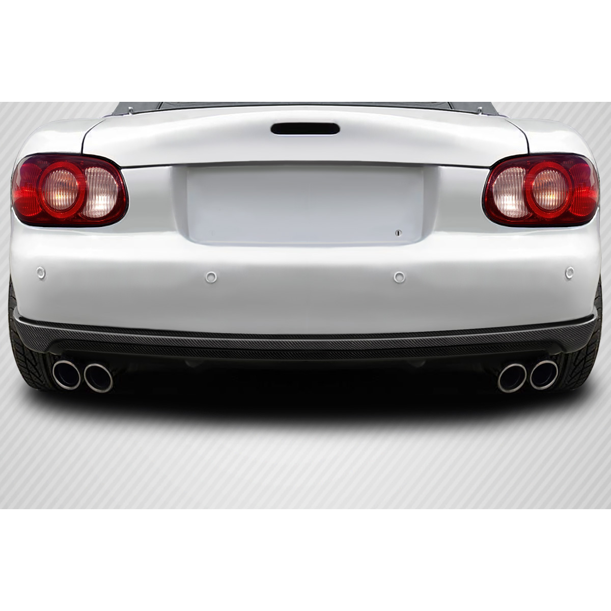 Modify your Mazda Miata 1999 with our Exterior/Diffusers - Rear view straight on