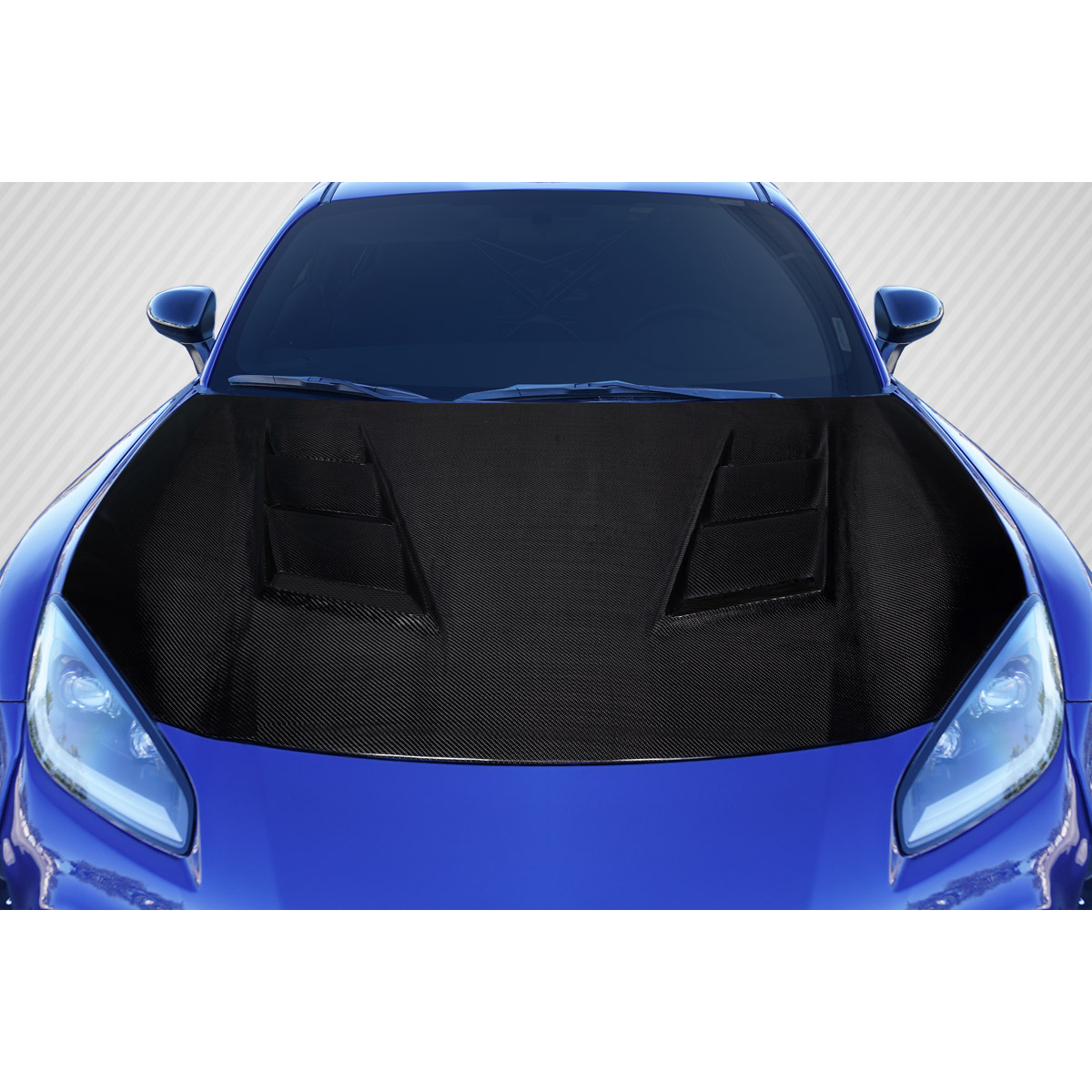 Modify your Subaru BRZ 2022 with our Exterior/Hoods - Viewed from the front at a slight top angle