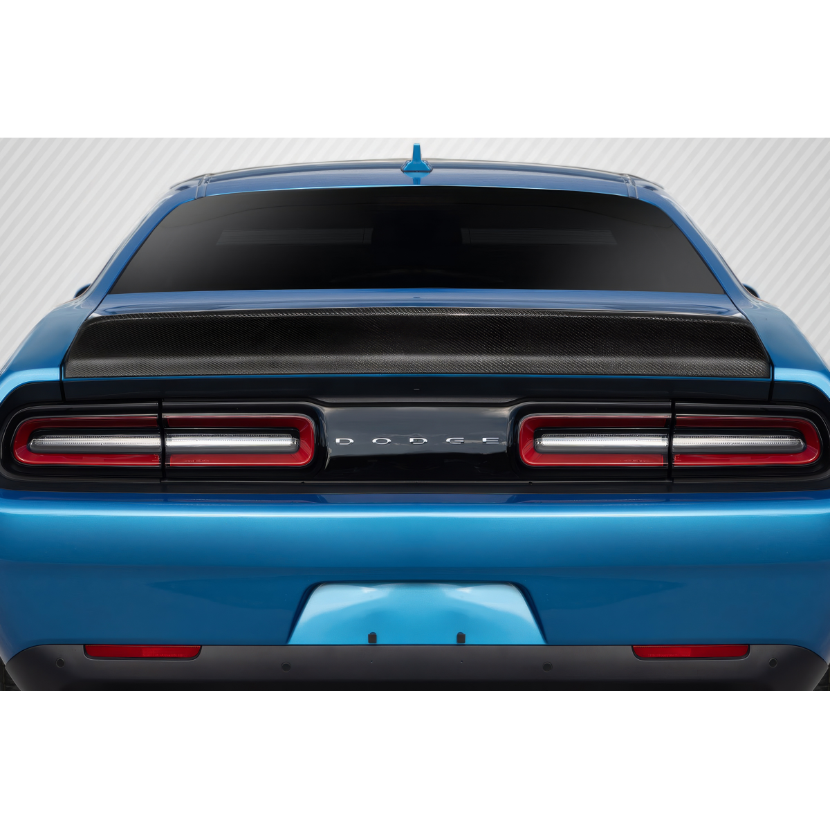 Modify your Dodge Challenger 2008 with our Exterior/Wings - Rear view at a straight angle