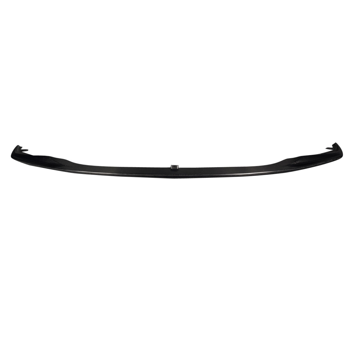 Modify your BMW M3 2021 with our Exterior/Front Bumpers or Lips - Front view of a carbon fiber lip spoiler