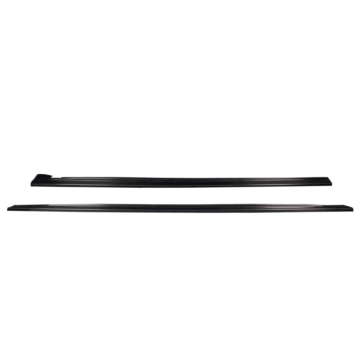 Modify your Chevrolet Malibu 2011 with our Exterior/Side Skirts - Side view of carbon fiber side skirts