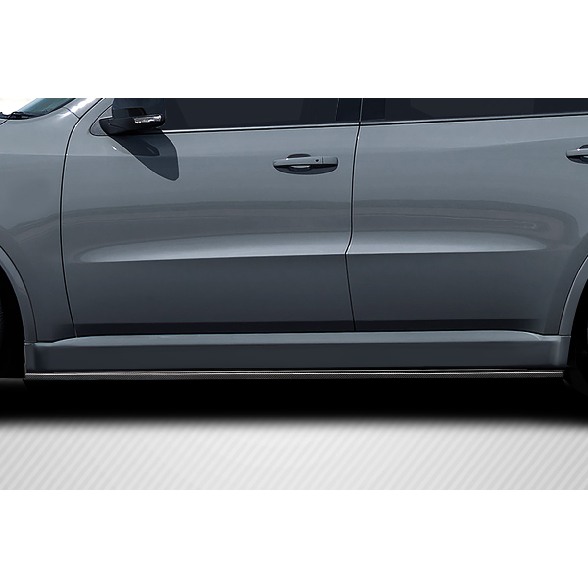 Modify your Chevrolet Malibu 2011 with our Exterior/Side Skirts - Side view of vehicle part at a slight angle