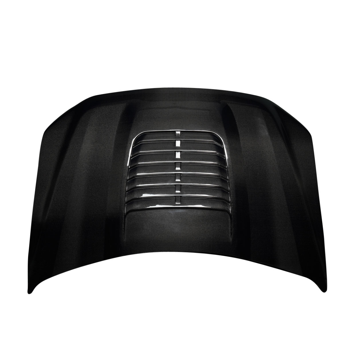 Modify your Ford F-150 2021 with our Exterior/Hoods - Top down view of carbon fiber hood