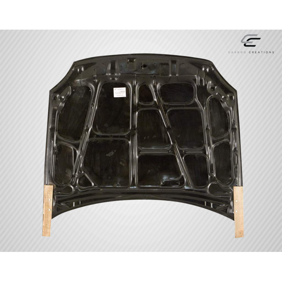 Modify your Honda Civic del Sol 1993 with our Exterior/Hoods - Part is viewed from a top down angle