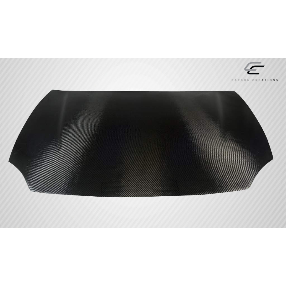 Modify your Honda Civic del Sol 1993 with our Exterior/Hoods - Top down view of carbon fiber hood part