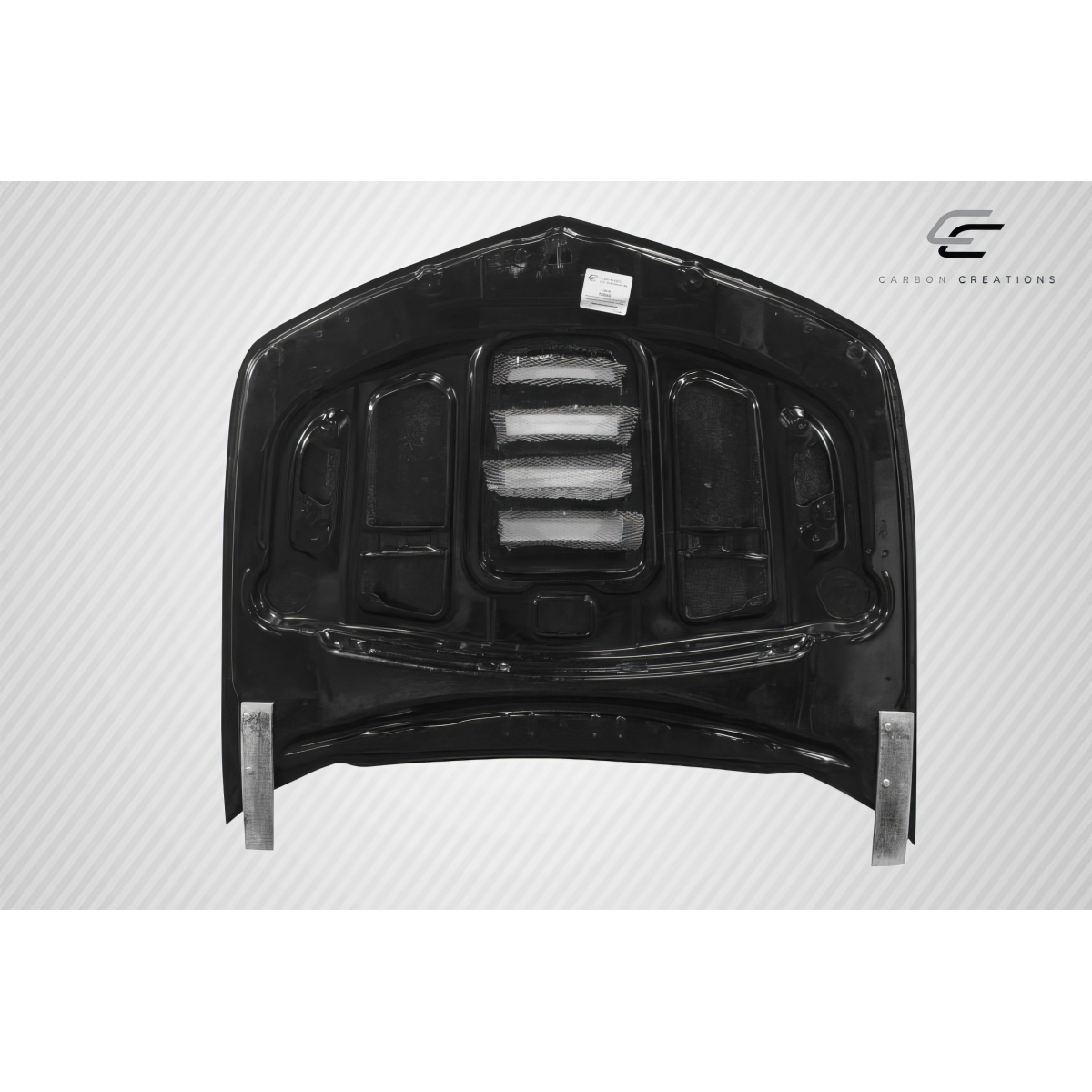 Modify your Chevrolet Camaro 2010 with our Exterior/Hoods - View is from overhead at a slight angle