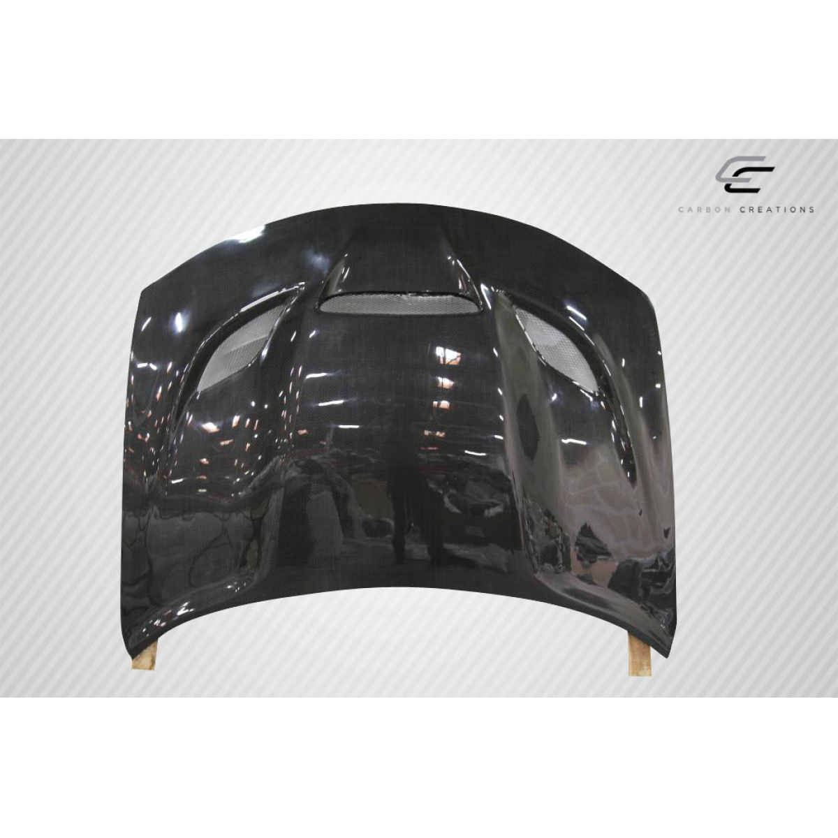Modify your Dodge Charger 2015 with our Exterior/Hoods - Part is viewed from a frontal angle