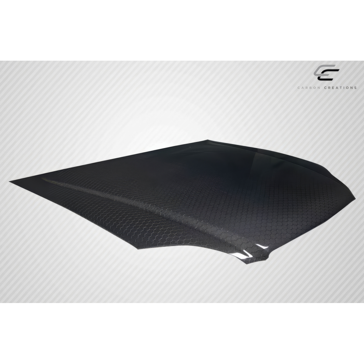 Modify your Honda Civic 1999 with our Exterior/Hoods - View angle slightly from above and to the side