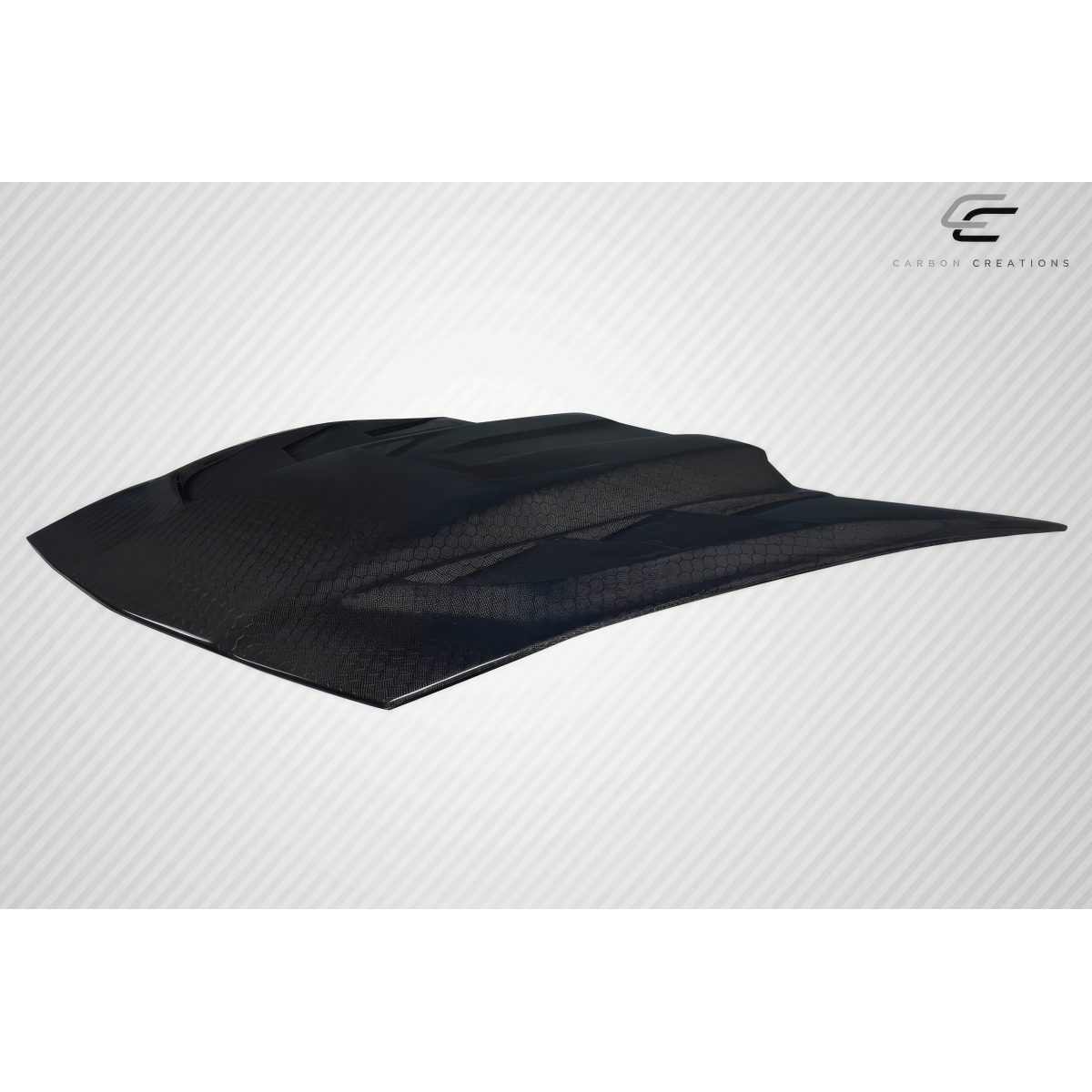 Modify your Chevrolet Corvette 2005 with our Exterior/Hoods - Angled view showing hood design and texture