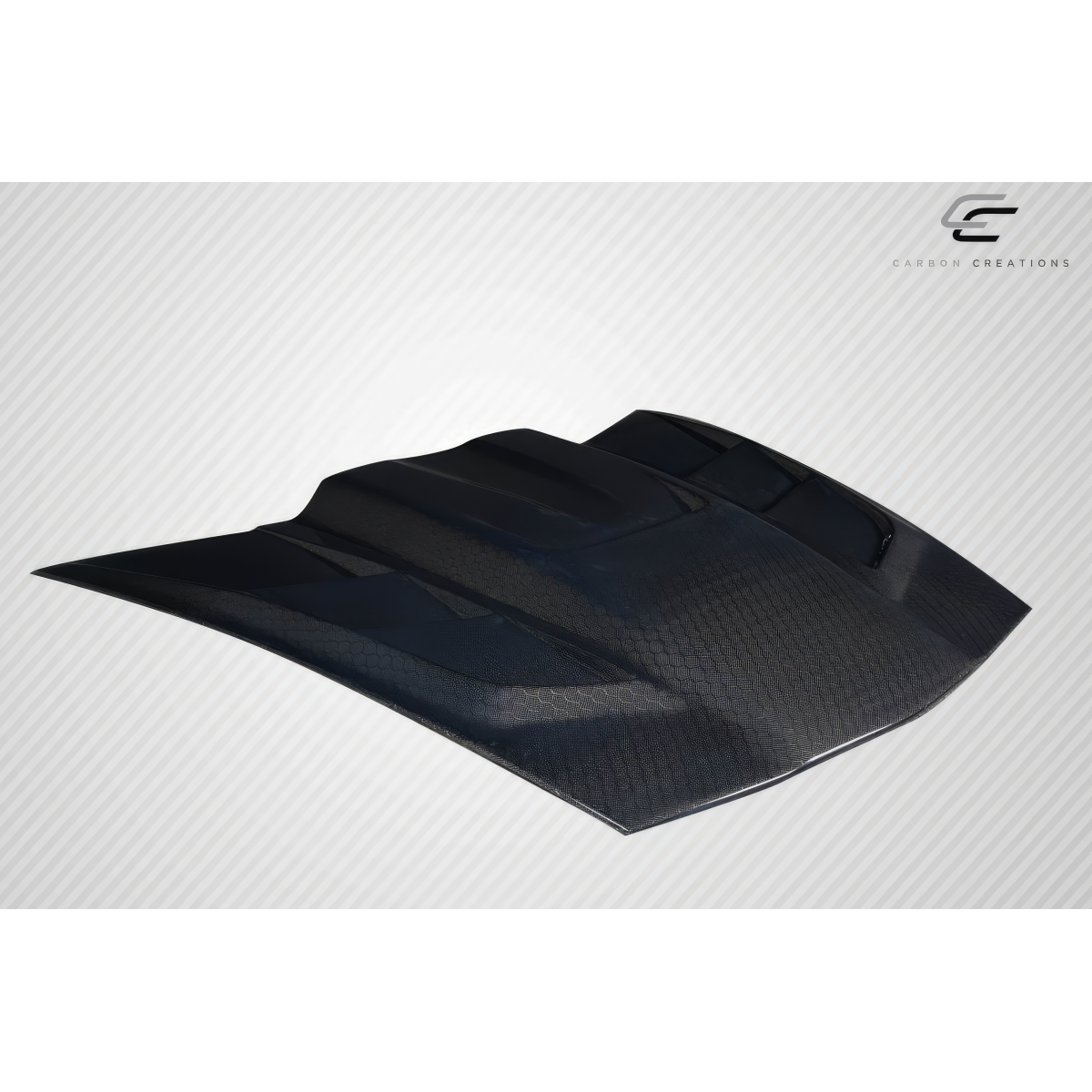 Modify your Chevrolet Corvette 2005 with our Exterior/Hoods - Part is viewed from a slight overhead angle