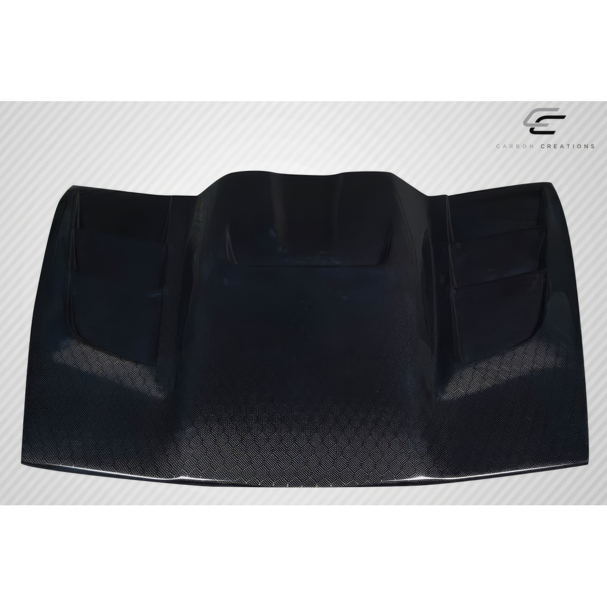 Modify your Chevrolet Corvette 2005 with our Exterior/Hoods - Part shown from top angle view