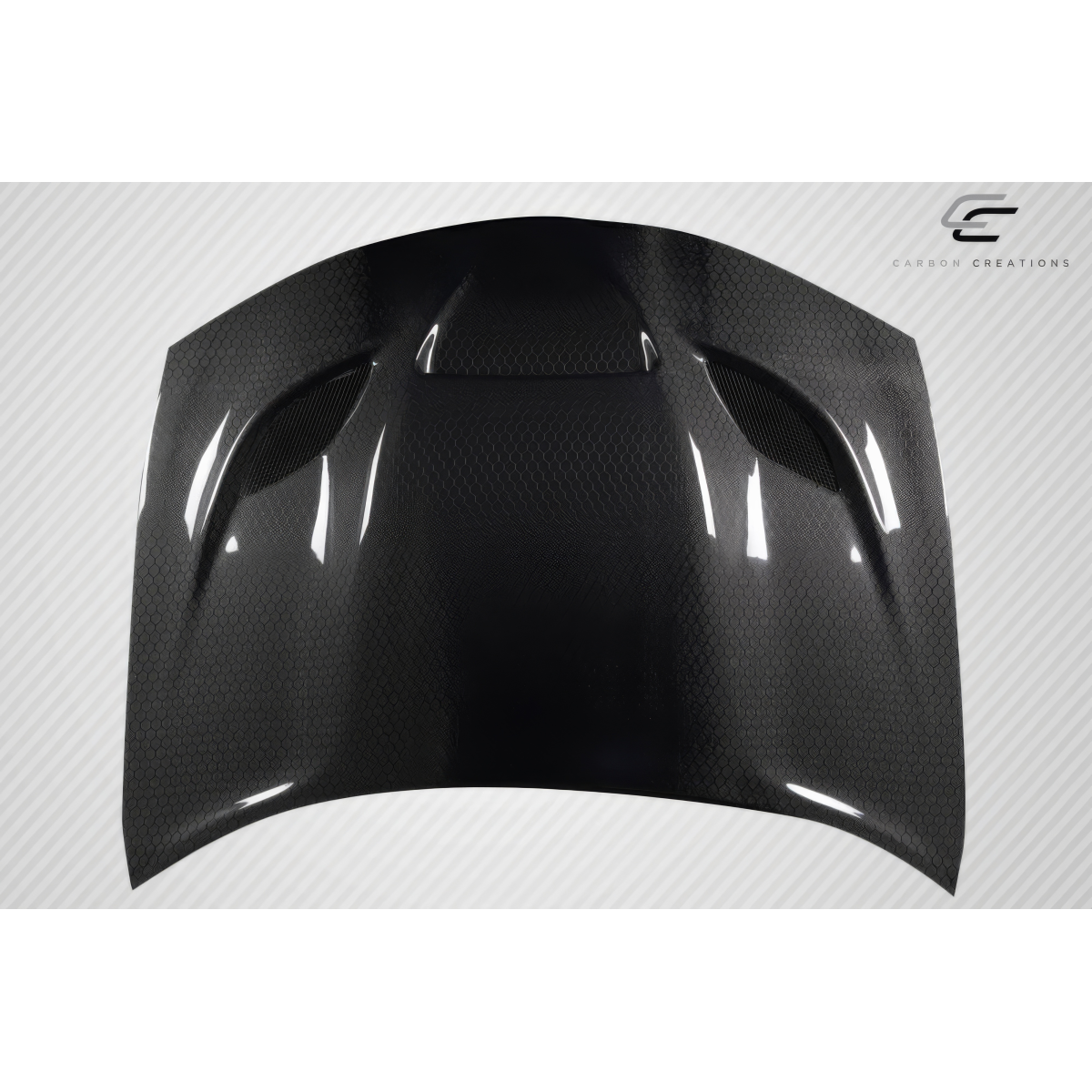 Modify your Dodge Charger 2015 with our Exterior/Hoods - Viewed from the front at a slight angle