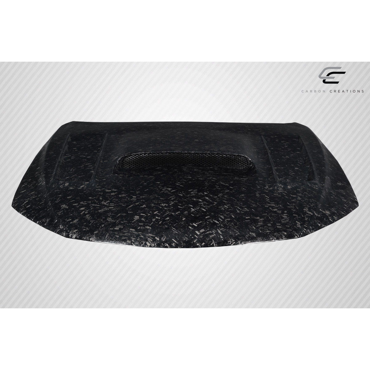 Modify your Subaru Impreza 2008 with our Exterior/Hoods - Top down angle of the carbon fiber hood