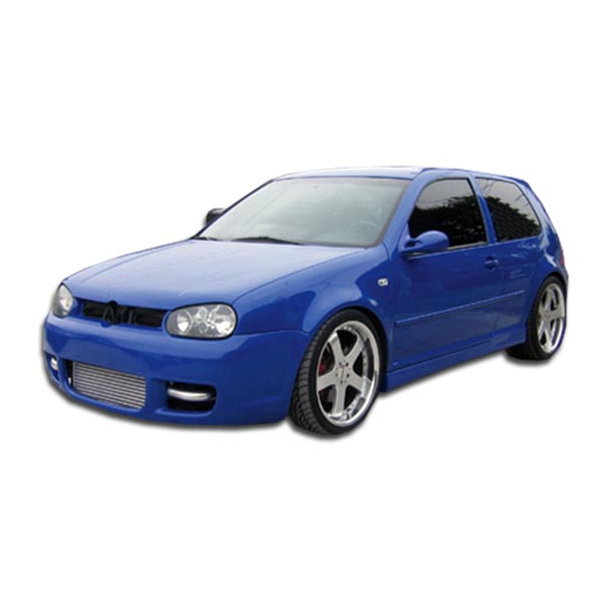 Modify your Volkswagen Golf 1999 with our Exterior/Side Skirts - Front right angle view of the vehicle