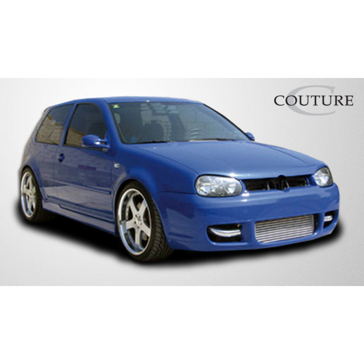 Modify your Volkswagen Golf 1999 with our Exterior/Side Skirts - Front three quarter angle view of the car