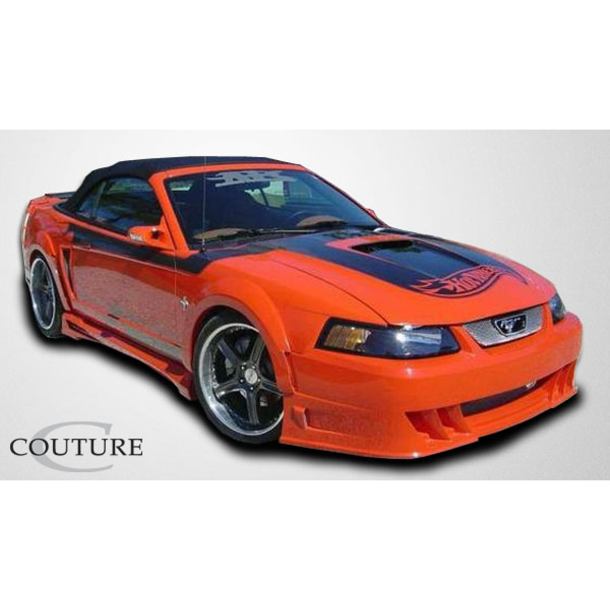 Modify your Ford Mustang 1999 with our Exterior/Fenders - Image shows car at a 45 degree angle