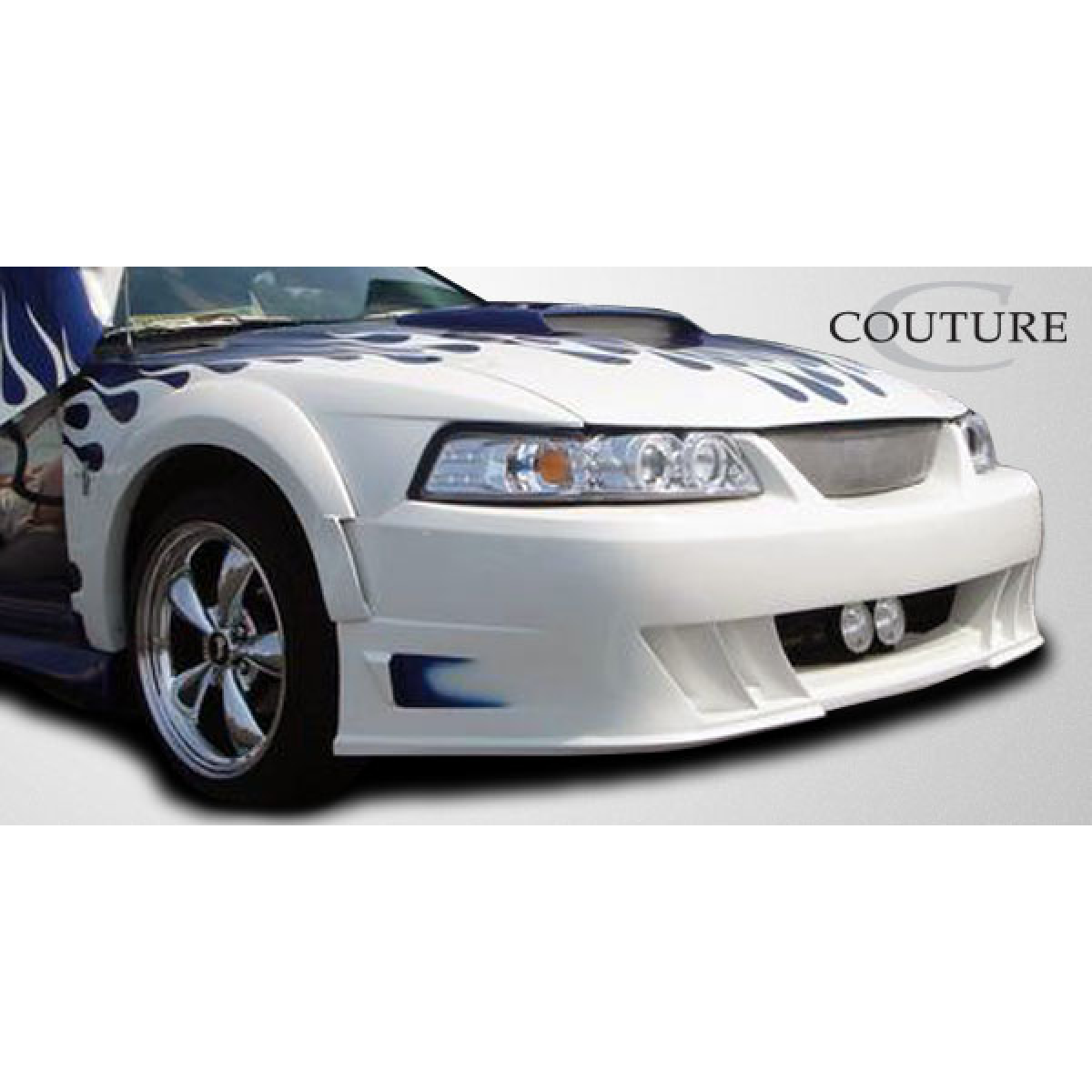 Modify your Ford Mustang 1999 with our Exterior/Fenders - View angle is front left of the vehicle