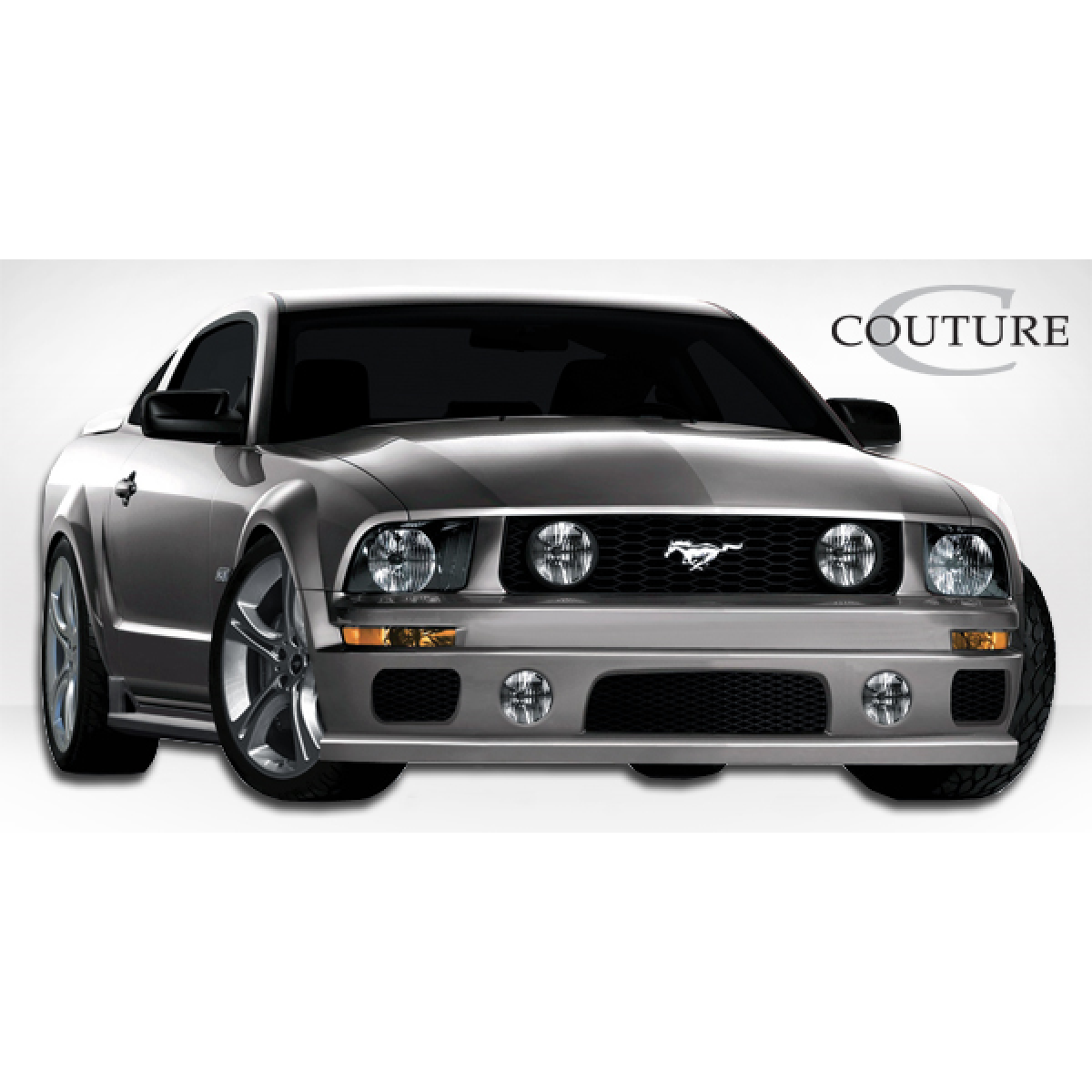 Modify your Ford Mustang 2005 with our Exterior/Front Bumpers or Lips - Front view slightly to the left angle