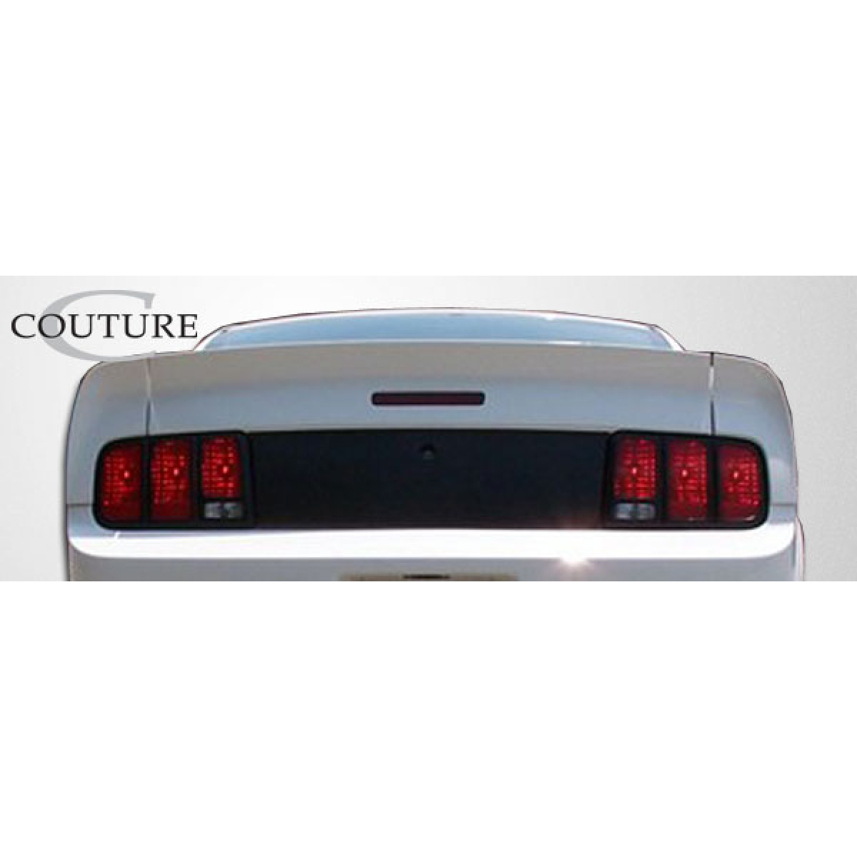 Modify your Ford Mustang 2005 with our Exterior/Wings - Image shows rear view at a slight angle