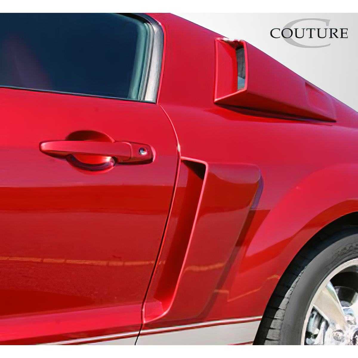 Modify your Ford Mustang 2005 with our Exterior/Scoops - The image shows a close-up side view angle