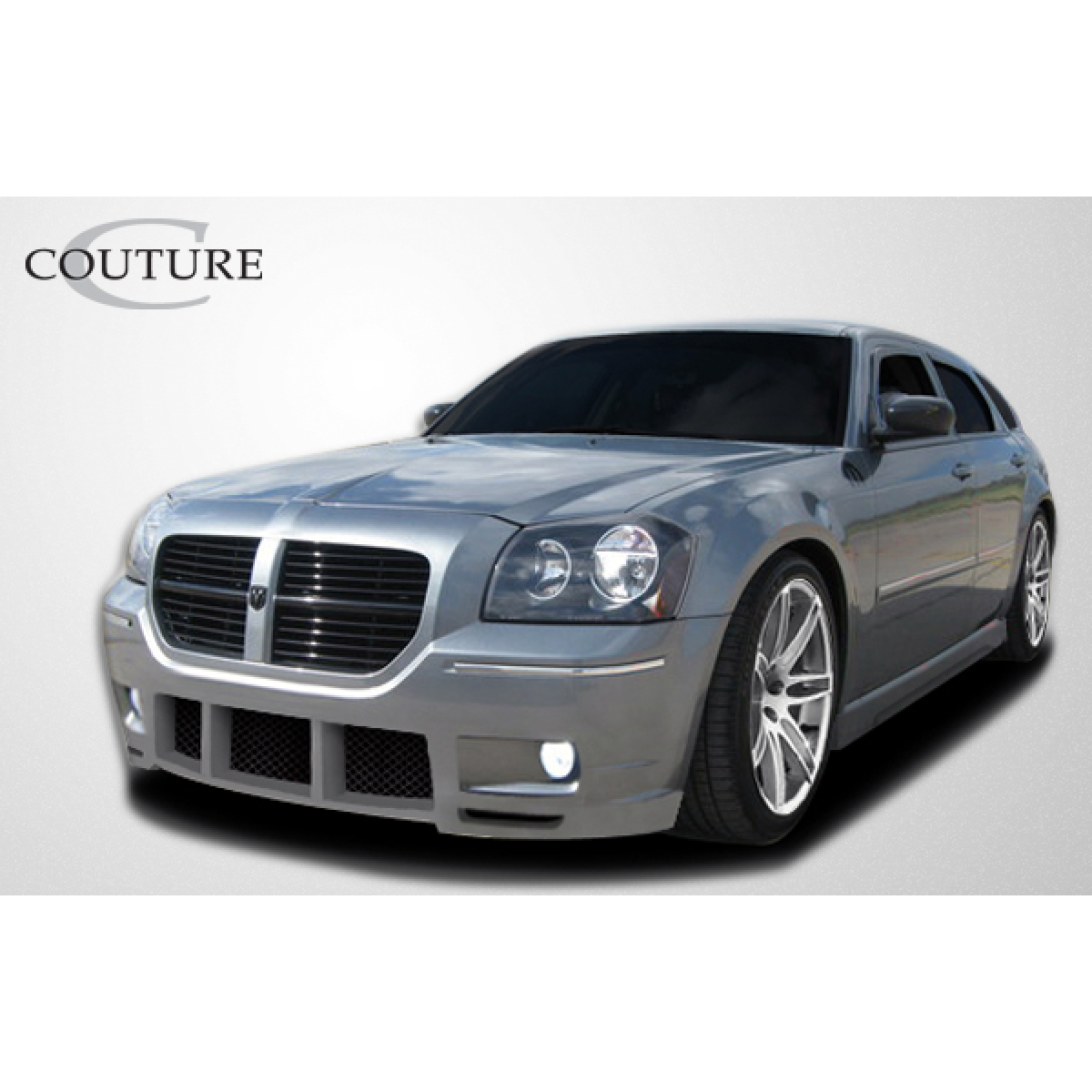 Modify your Dodge Magnum 2005 with our Exterior/Front Bumpers or Lips - Front angle view of a customized vehicle