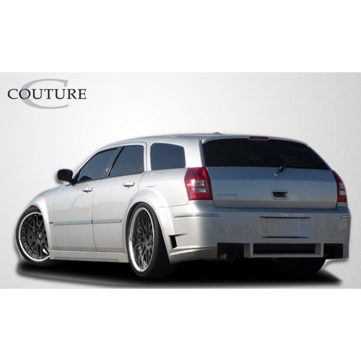 Modify your Chrysler 300 2005 with our Exterior/Side Skirts - View from rear three quarter angle