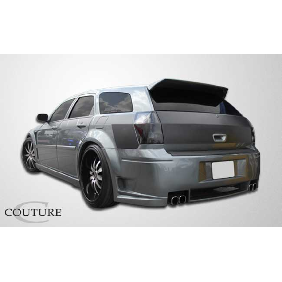 Modify your Chrysler 300 2005 with our Exterior/Side Skirts - View from the rear and slightly to the side