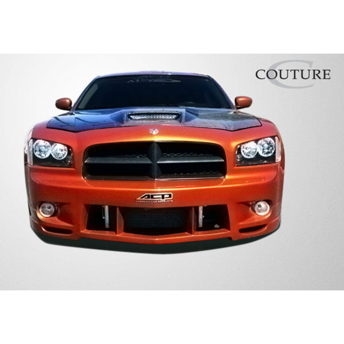 Modify your Dodge Charger 2006 with our Exterior/Complete Body Kits - Front view of the vehicle at eye level