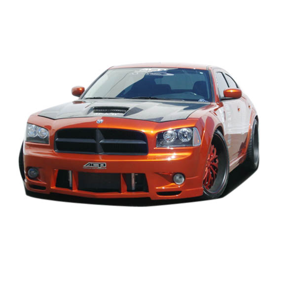 Modify your Dodge Charger 2006 with our Exterior/Complete Body Kits - Front view of vehicle at eye level angle