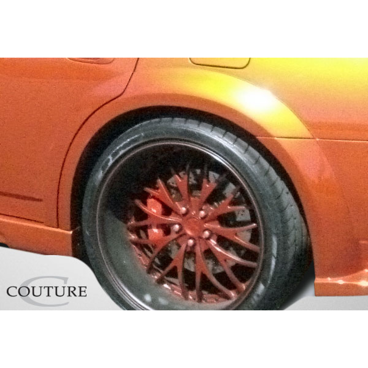 Modify your Dodge Charger 2006 with our Exterior/Complete Body Kits - Close up view of rear fender and wheel