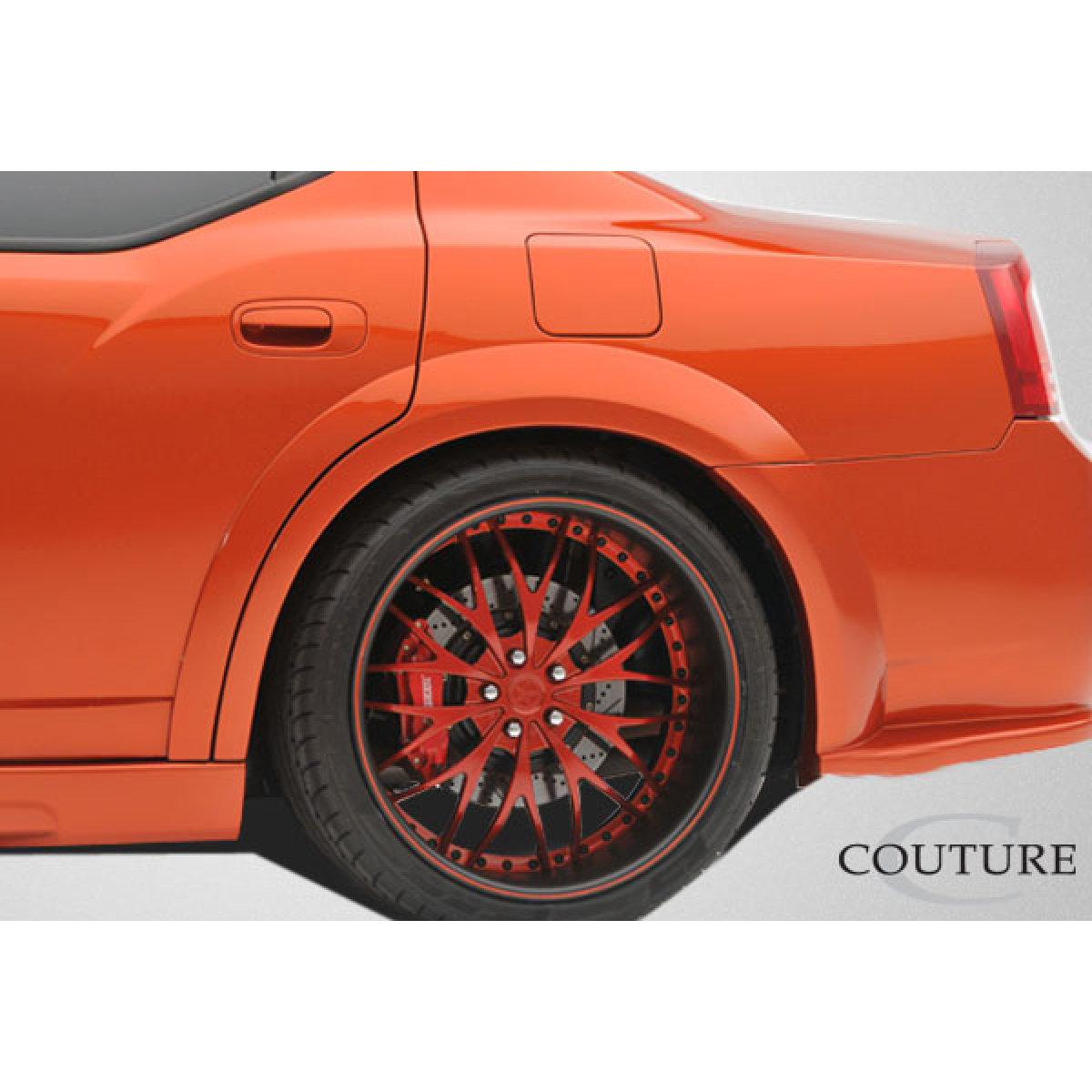 Modify your Dodge Charger 2006 with our Exterior/Complete Body Kits - Side angle view of the vehicle showing the wheel