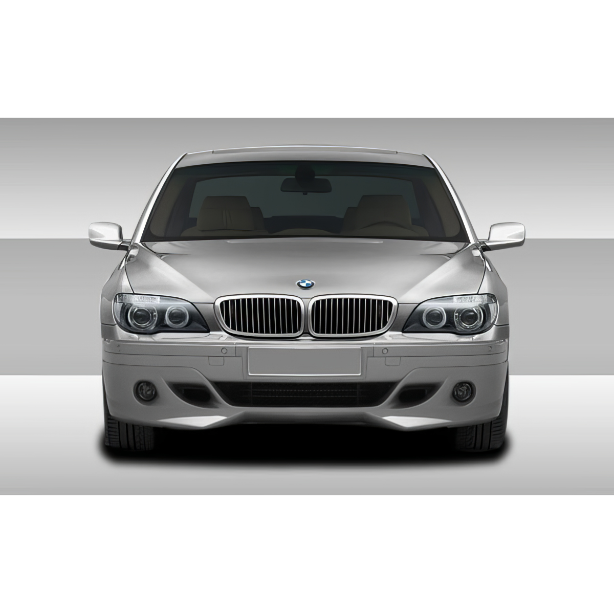 Modify your BMW 7-Series 2006 with our Exterior/Front Bumpers or Lips - Front view of vehicle at eye level