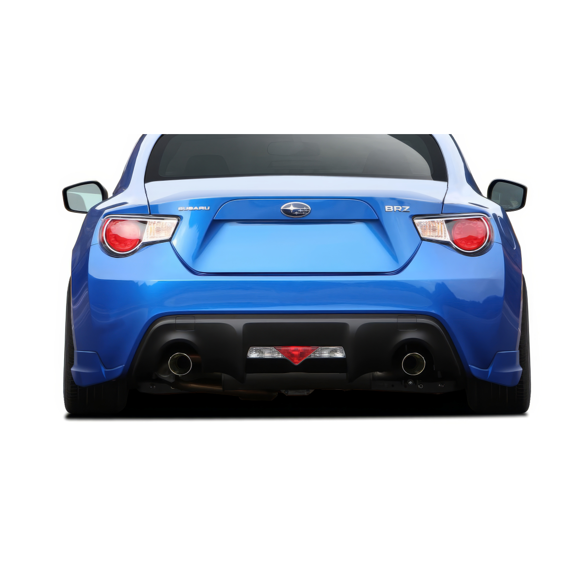 Modify your Subaru BRZ 2013 with our Exterior/Rear Bumpers or Lips - Rear view of vehicle at eye level angle