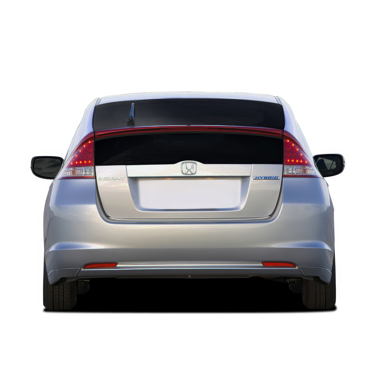 Modify your Honda Insight 2010 with our Exterior/Rear Bumpers or Lips - Rear view of vehicle from straight behind angle