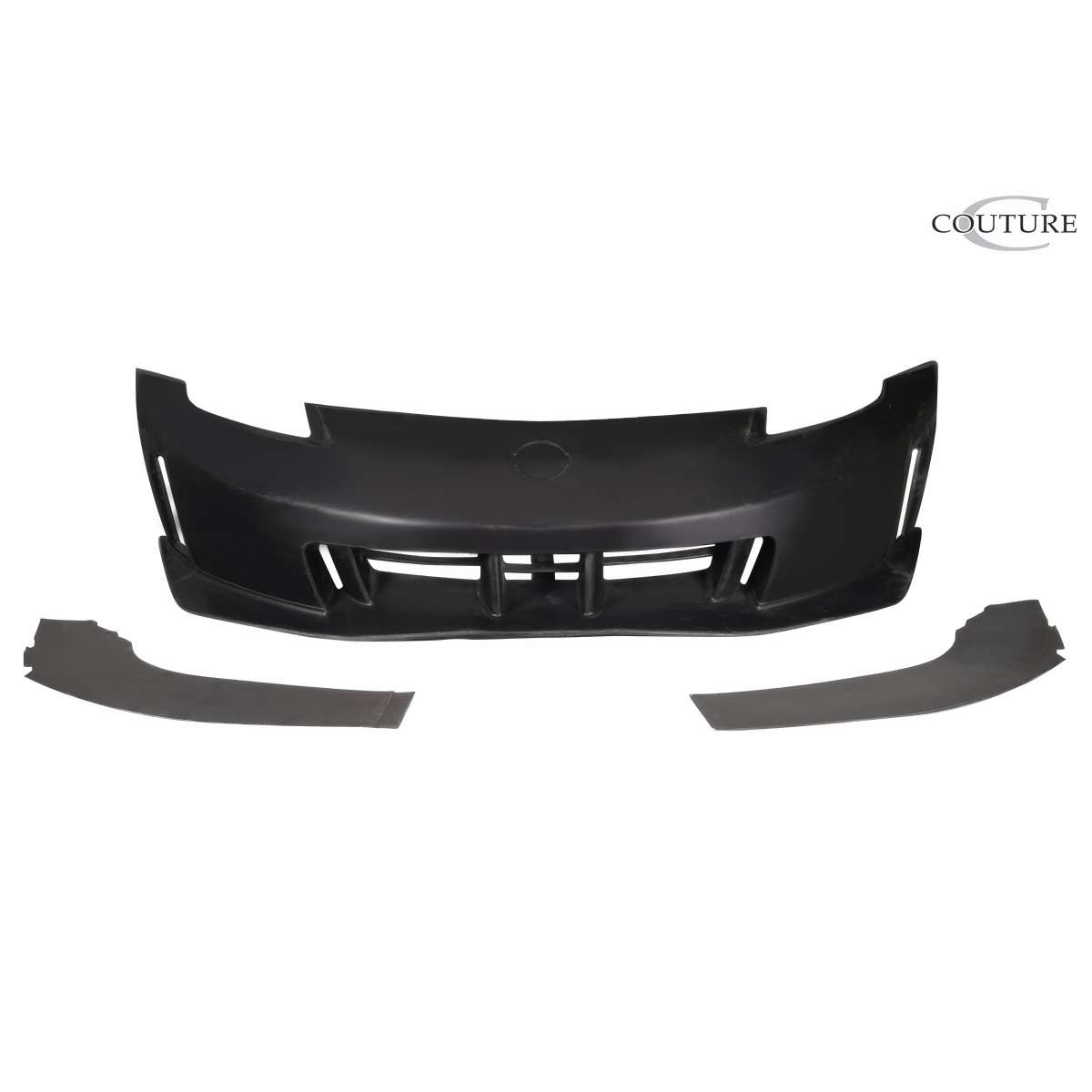 Modify your Nissan 350Z 2003 with our Exterior/Front Bumpers - Front view of the bumper part at eye level