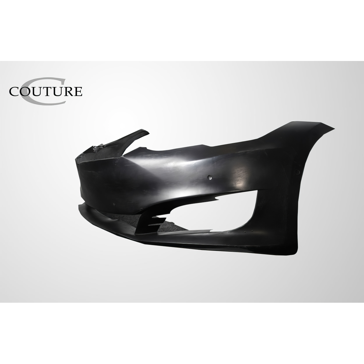 Modify your Tesla S 2012 with our Exterior/Front Bumpers or Lips - Side angle view of front bumper part