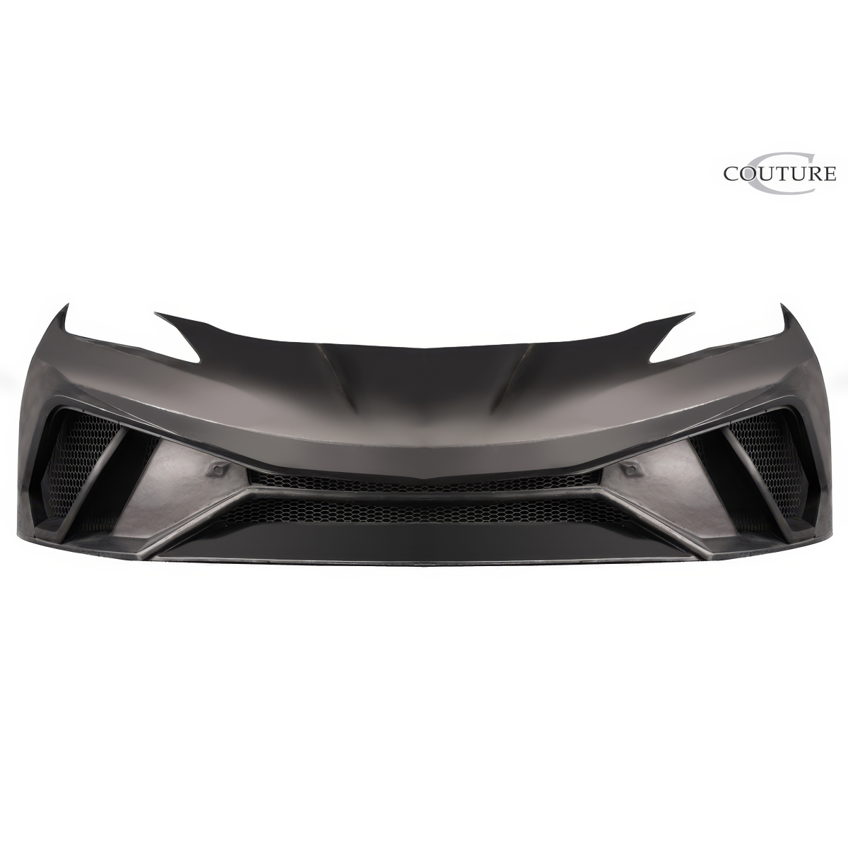 Modify your Chevrolet Corvette 2020 with our Exterior/Front Bumpers or Lips - Front view of the Chevrolet Corvette bumper