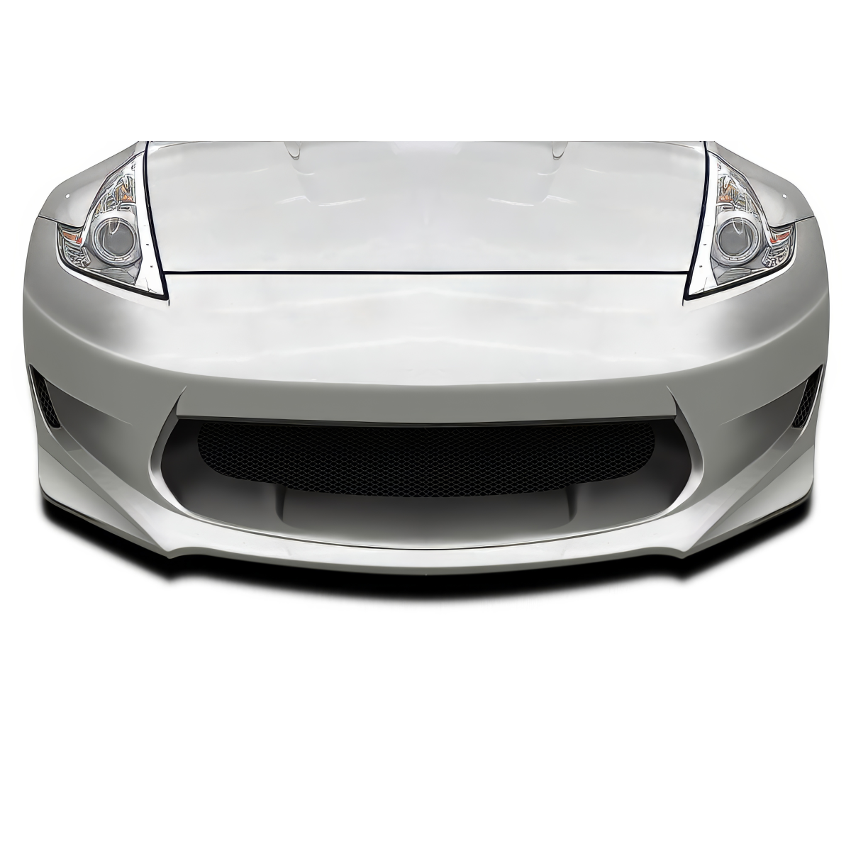 Modify your Nissan 370Z 2009 with our Exterior/Front Bumpers or Lips - Front view angle of the Nissan 370Z bumper