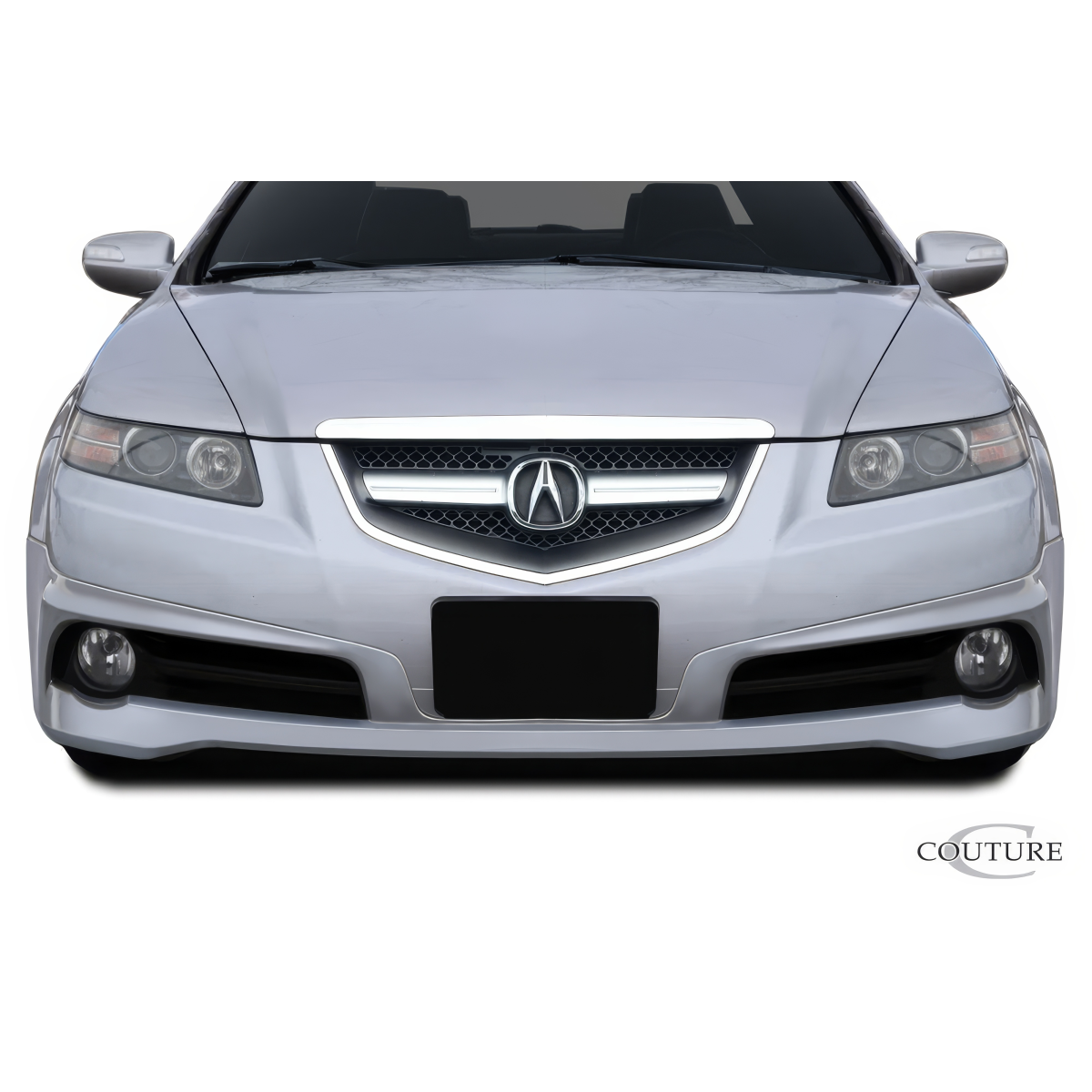 Modify your Acura TL 2007 with our Exterior/Front Bumpers or Lips - Front view with a straight angle perspective