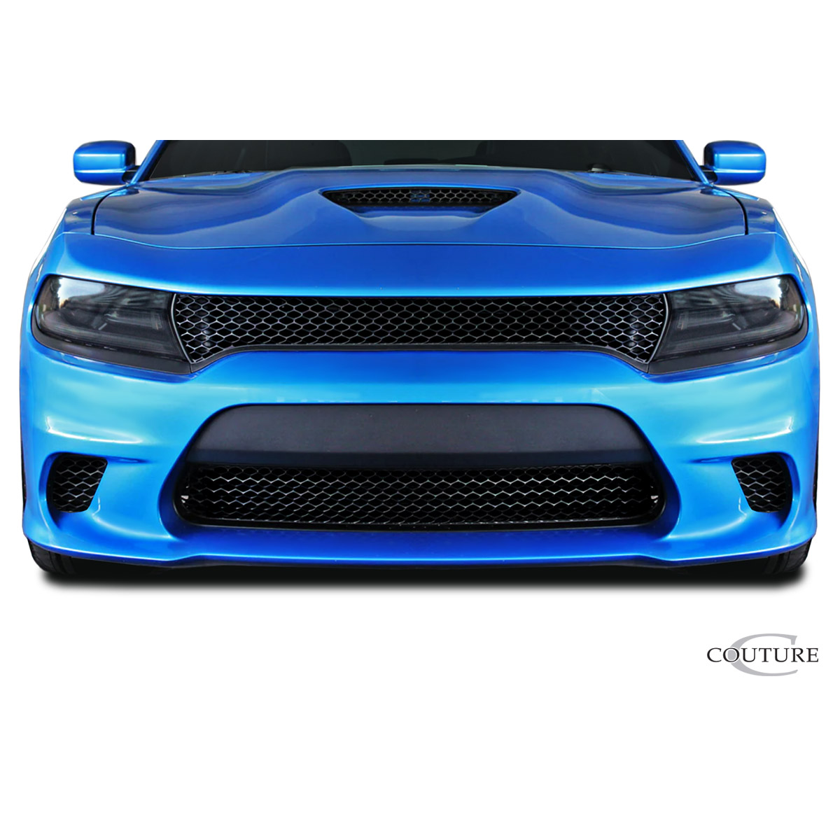 Modify your Dodge Charger 2015 with our Exterior/Front Bumpers or Lips - Front view of vehicle part straight on