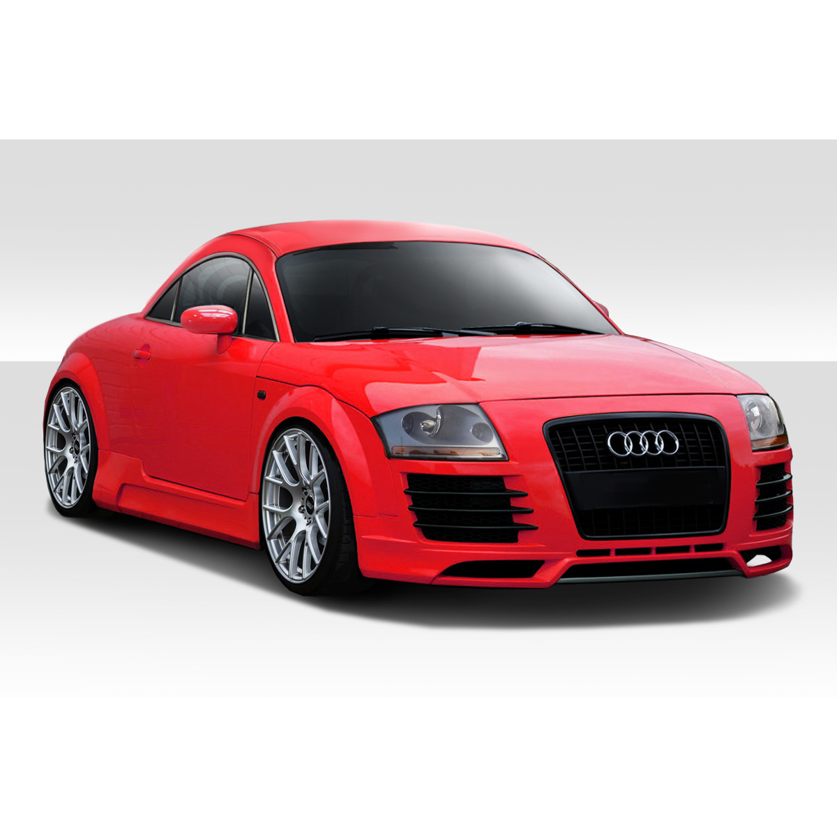 Modify your Audi R8 2000 with our Exterior/Complete Body Kits - Front three quarter angle view of the vehicle