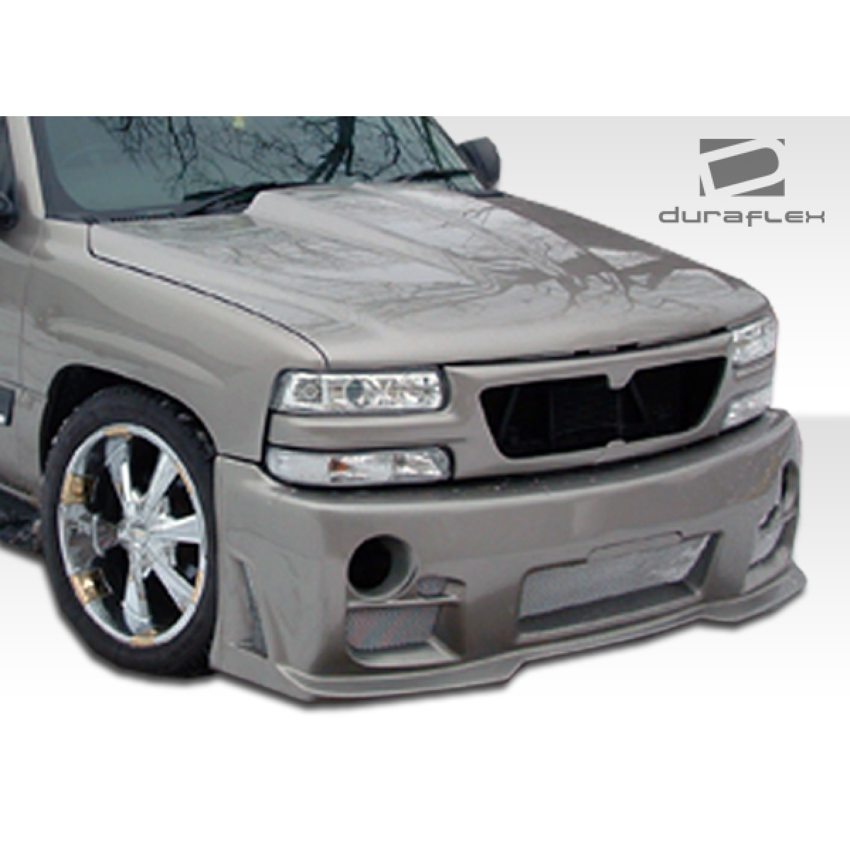 Modify your Chevrolet Silverado 2000 with our Exterior/Front Bumpers or Lips - Front angle view of Chevrolet Silverado bumper